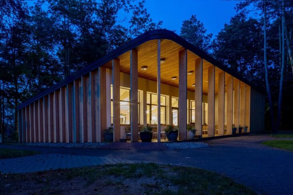 Main retreat building